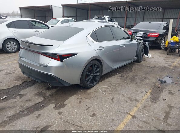 JTHGZ1B23M5044543 2021 LEXUS IS 350 Серебряный Задняя правая четверть