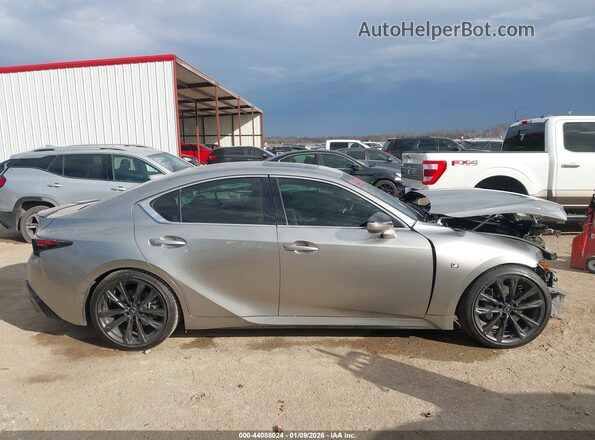 JTHGZ1B23P5066899 2023 LEXUS IS 350 Silver Widok wnętrza z tyłu