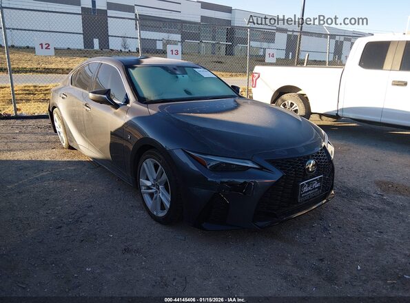 JTHGZ1B23P5068913 2023 LEXUS IS 350 Серый Передняя правая четверть