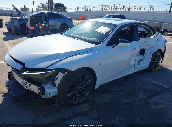 JTHGZ1B24R5074495 2024 LEXUS IS 350 Белый Передняя левая четверть