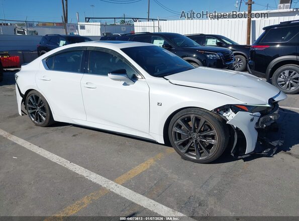 JTHGZ1B24R5074495 2024 LEXUS IS 350 Белый Передняя правая четверть