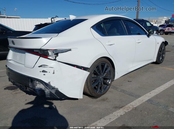 JTHGZ1B24R5074495 2024 LEXUS IS 350 Белый Задняя правая четверть