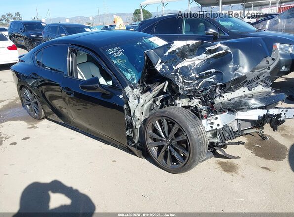 JTHGZ1B24S5090802 2025 LEXUS IS 350 Black Передня права чверть