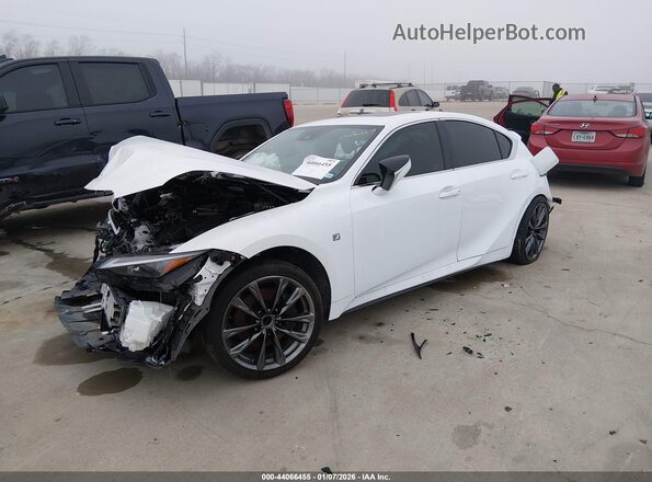 JTHGZ1B25P5065463 2023 LEXUS IS 350 Белый Передняя левая четверть
