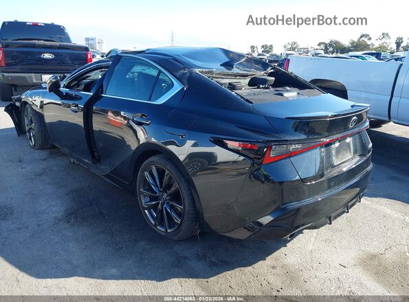 JTHGZ1B25R5081987 2024 LEXUS IS 350 Черный Задняя левая четверть