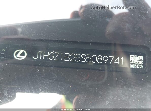 JTHGZ1B25S5089741 2025 LEXUS IS 350 Белый Вид подкапотного пространства