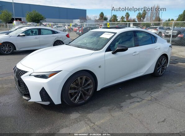 JTHGZ1B25S5089741 2025 LEXUS IS 350 Белый Передняя левая четверть