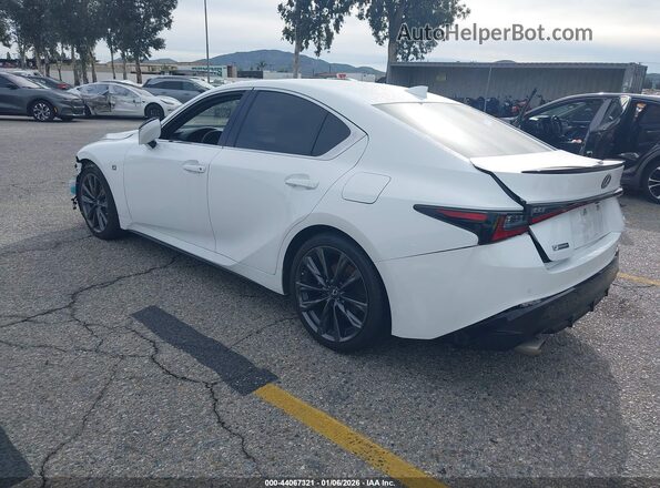 JTHGZ1B26M5043936 2021 LEXUS IS 350 Белый Задняя левая четверть