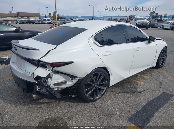 JTHGZ1B26M5043936 2021 LEXUS IS 350 Белый Задняя правая четверть