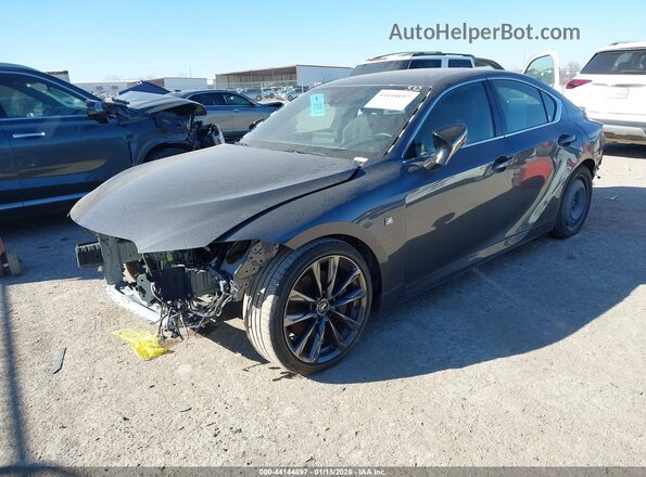 JTHGZ1B28P5064999 2023 LEXUS IS 350 Серый Передняя левая четверть