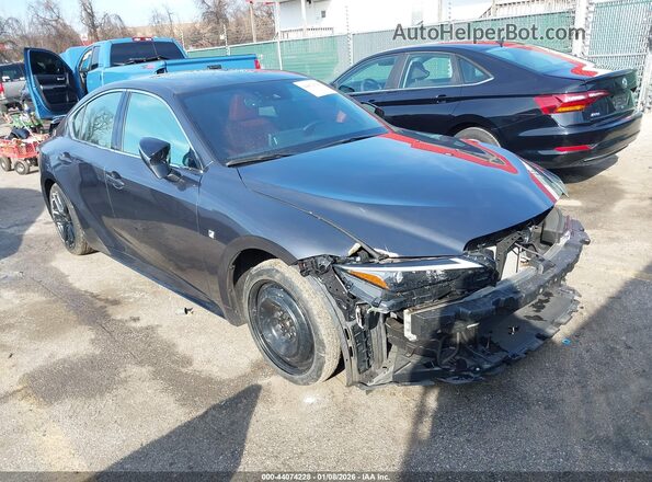 JTHGZ1B28R5079618 2024 LEXUS IS 350 Gray წინა მარჯვენა