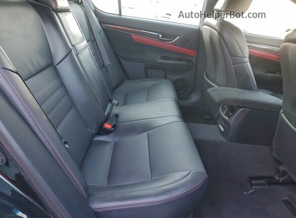 JTHGZ1CL9LA013214 2020 LEXUS GS Черный Вид задних сидений
