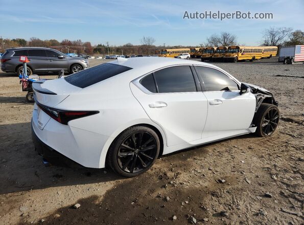 JTHGZ1E25M5020496 2021 LEXUS IS White Задня права чверть