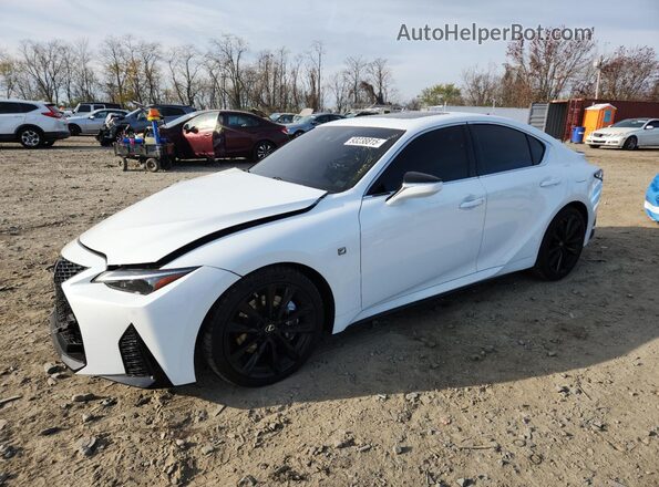 JTHGZ1E25M5020496 2021 LEXUS IS White Передня ліва чверть