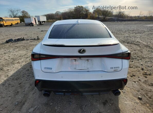 JTHGZ1E25M5020496 2021 LEXUS IS White Вид ззаду