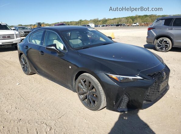 JTHGZ1E25M5021390 2021 LEXUS IS Черный Передняя правая четверть
