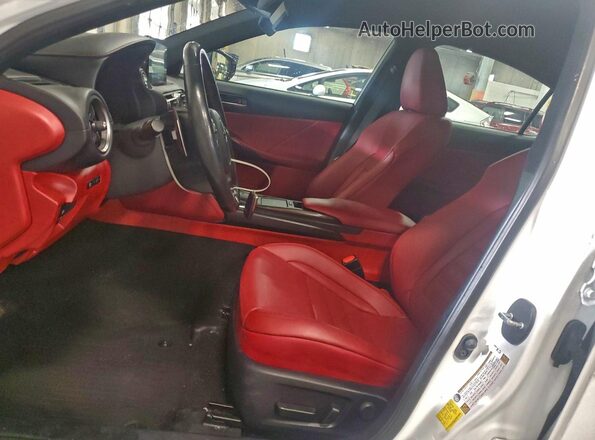 JTHGZ1E2XM5019117 2021 LEXUS IS White Widok wnętrza z przodu