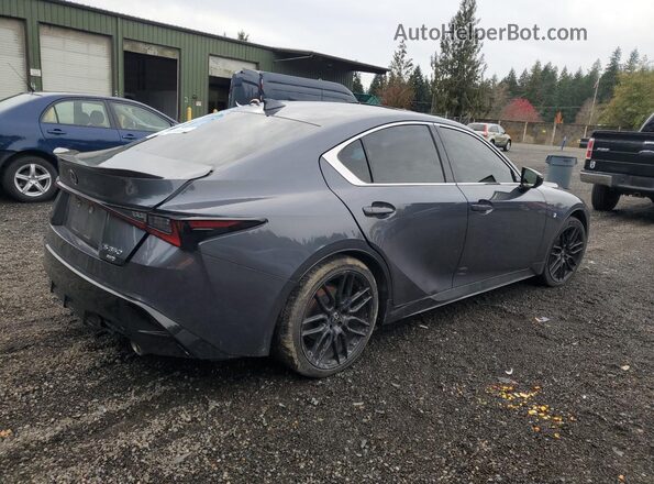 JTHGZ1E2XM5022809 2021 LEXUS IS Charcoal Trasero derecho