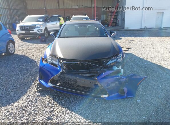 JTHGZ5BC5N5024960 2022 LEXUS RC 350 Blue Widok zestawu wskaźników