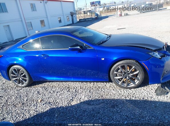 JTHGZ5BC5N5024960 2022 LEXUS RC 350 Blue Widok wnętrza z tyłu