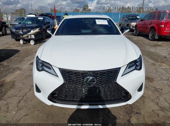 JTHGZ5BC9P5026553 2023 LEXUS RC 350 White Вид щитка приладів