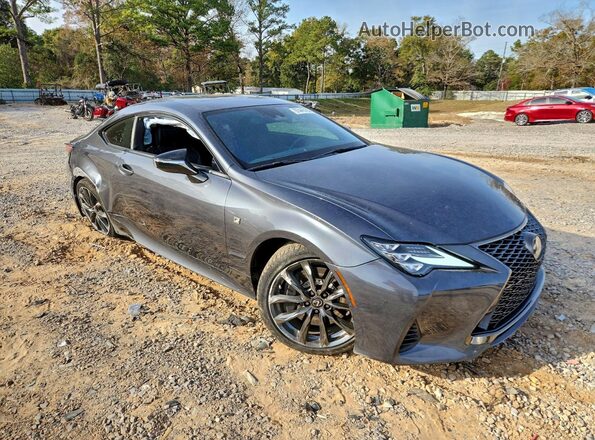 JTHGZ5BCXM5023706 2021 LEXUS RC Серый Передняя правая четверть