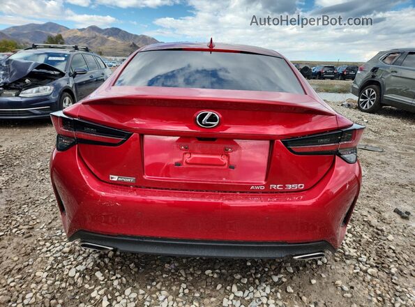 JTHGZ5DC2M5011028 2021 LEXUS RC Красный Вид сзади