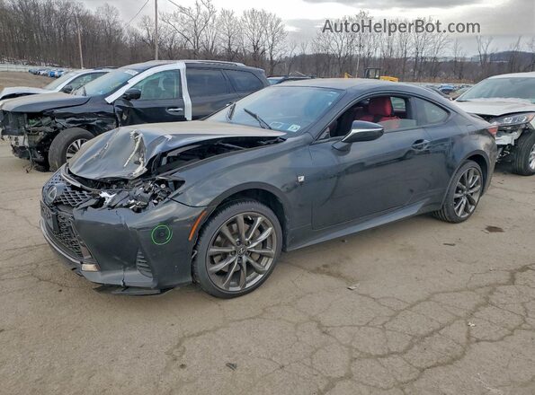 JTHGZ5DCXM5011133 2021 LEXUS RC Черный Передняя левая четверть