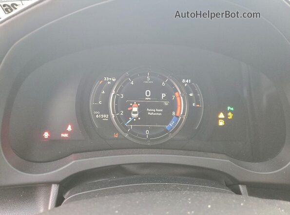 JTHGZ5DCXM5011133 2021 LEXUS RC Черный Вид щитка приборов