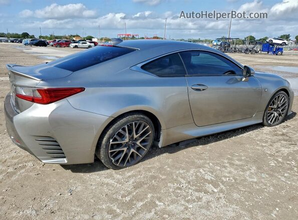 JTHHA5BC0G5004453 2016 LEXUS RC Серебряный Задняя правая четверть
