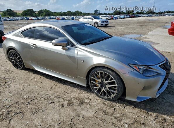 JTHHA5BC0G5004453 2016 LEXUS RC Серебряный Передняя правая четверть
