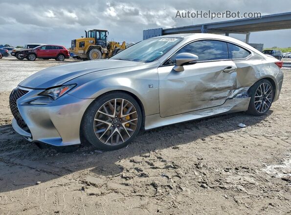 JTHHA5BC0G5004453 2016 LEXUS RC Серебряный Передняя левая четверть