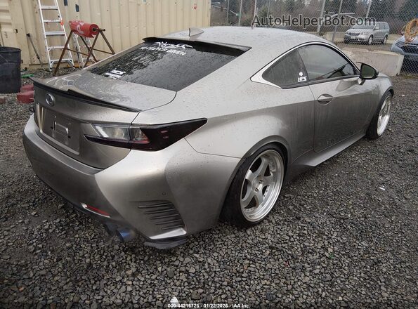 JTHHA5BC1G5000976 2016 LEXUS RC 200T Silver Trasero derecho
