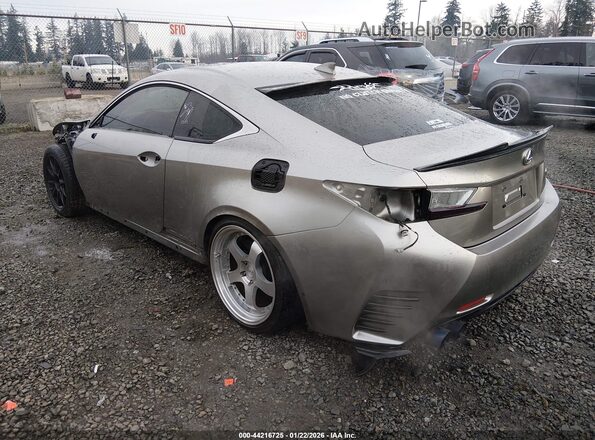 JTHHA5BC1G5000976 2016 LEXUS RC 200T Silver Trasero izquierdo