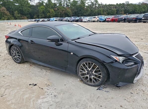 JTHHA5BC3G5002924 2016 LEXUS RC Black Delantero derecho