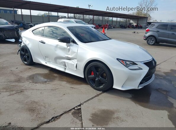 JTHHA5BC3H5007381 2017 LEXUS RC 200T Белый Передняя правая четверть