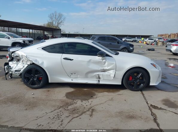 JTHHA5BC3H5007381 2017 LEXUS RC 200T Белый Вид задней части салона
