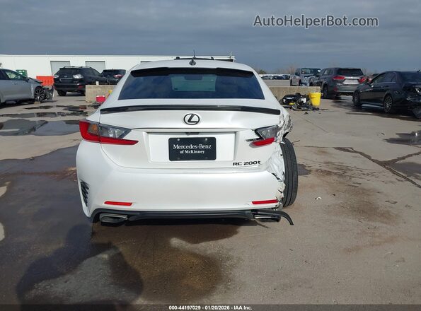 JTHHA5BC3H5007381 2017 LEXUS RC 200T Белый 