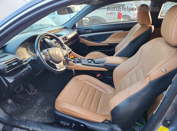 JTHHA5BC8G5001140 2016 LEXUS RC Silver წინა სალონის ხედი