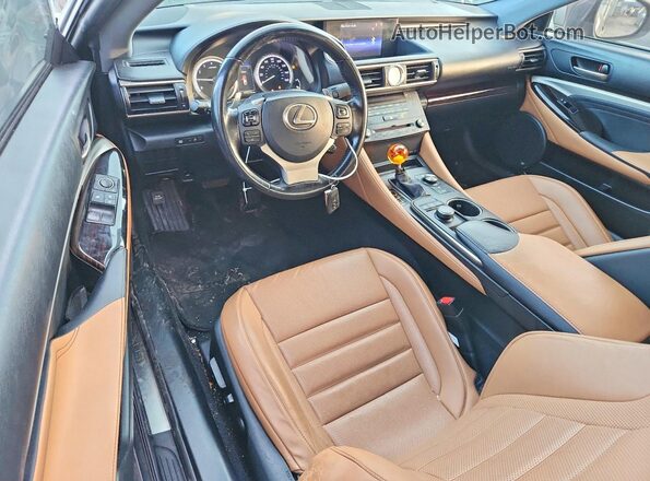 JTHHA5BC8G5001140 2016 LEXUS RC Silver წინა პანელის ხედი