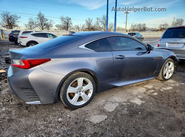 JTHHA5BC8G5001140 2016 LEXUS RC Silver უკანა მარჯვენა