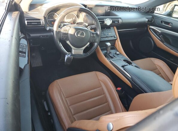 JTHHA5BC8K5009800 2019 LEXUS RC Черный Вид панели приборов