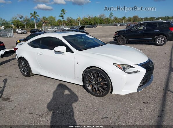JTHHE5BC0G5014758 2016 LEXUS RC 350 White Przód prawy