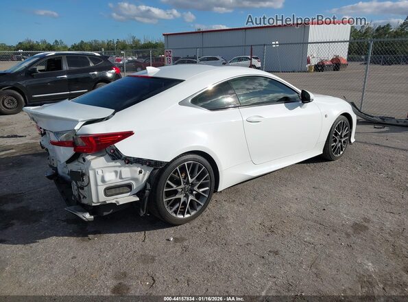 JTHHE5BC0G5014758 2016 LEXUS RC 350 White Tył prawy