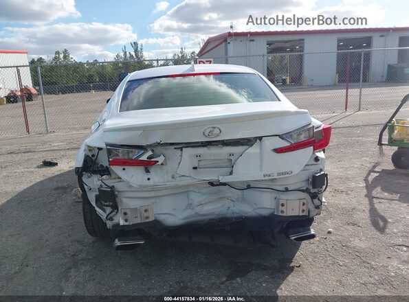 JTHHE5BC0G5014758 2016 LEXUS RC 350 White Widok z przodu