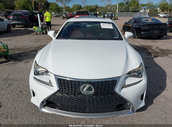 JTHHE5BC0G5014758 2016 LEXUS RC 350 White Widok wnętrza z tyłu