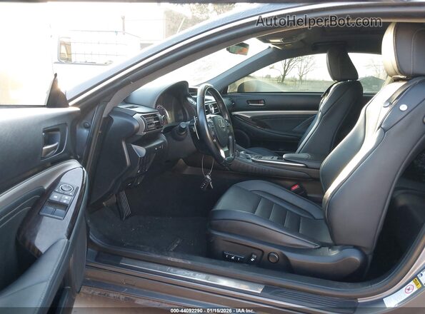 JTHHE5BC3G5013538 2016 LEXUS RC 350 Серый Вид салона спереди
