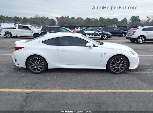 JTHHE5BC5G5013637 2016 LEXUS RC 350 Белый Вид задней части салона