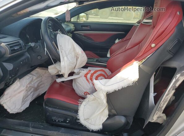 JTHHP5BC8G5004960 2016 LEXUS RC-F Серебряный Вид салона спереди