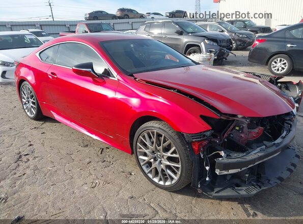 JTHHZ5BC8K5020434 2019 LEXUS RC 350 Red Przód prawy